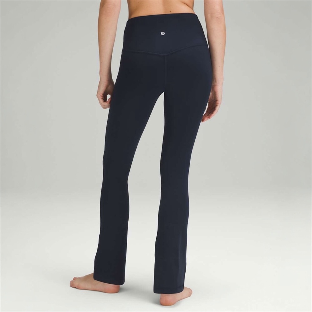 Lululemon Align High-Rise Mini-Flared Pant 28"•True Navy•Nulu Fabric